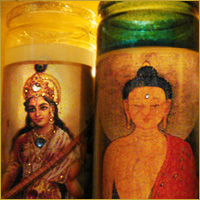 Hand Embellished Candles